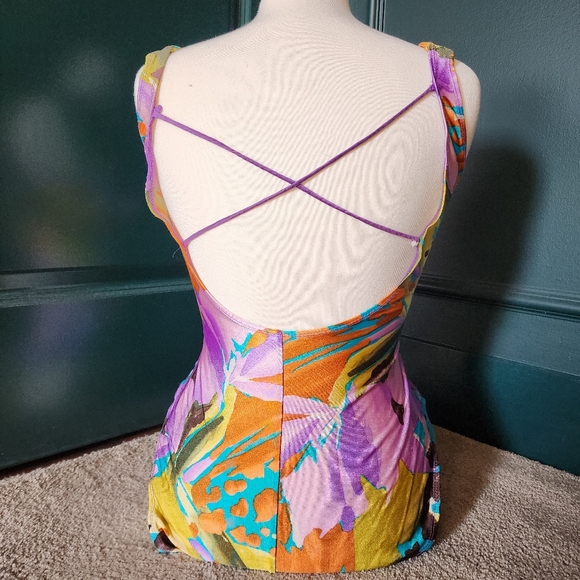 Cole of California Vintage One piece Swimsuit - Size 12 - Picture 2 of 13